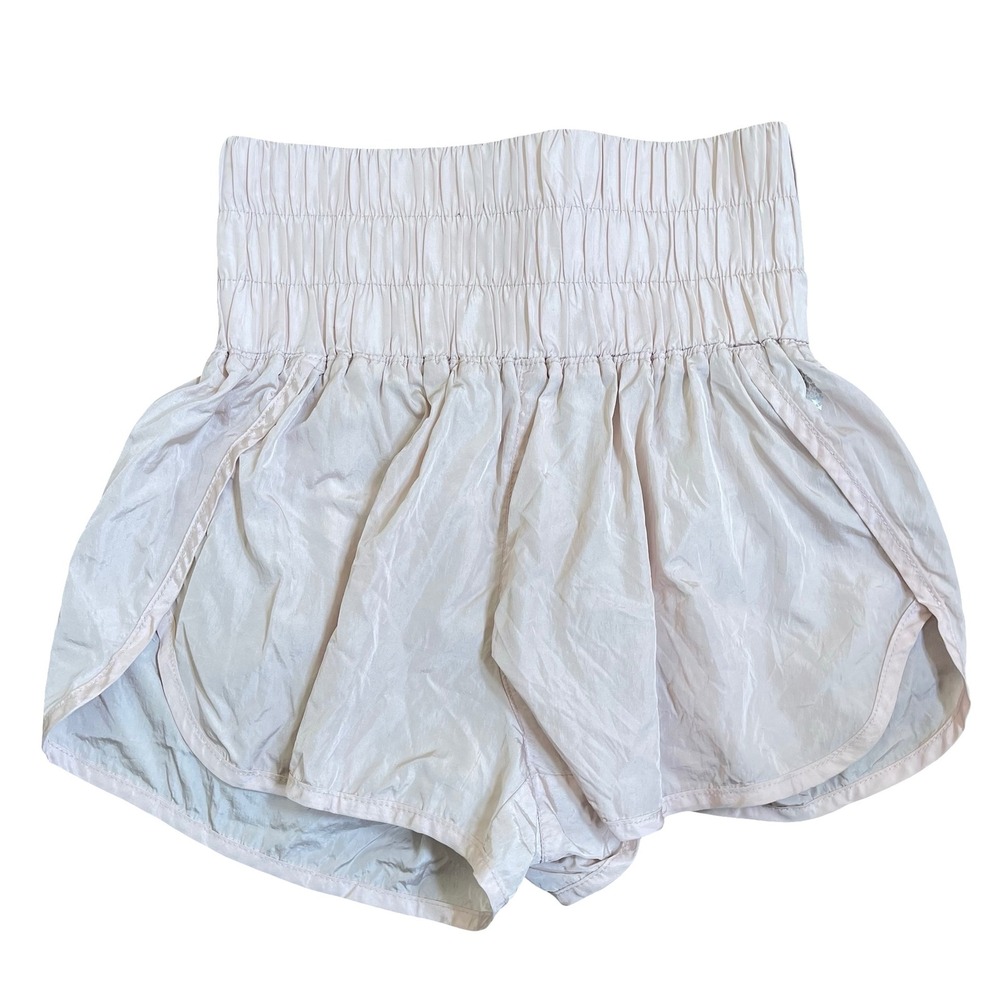 Free‎ People Movement The Way Home Shorts S Blush Pink High Waist Athletic